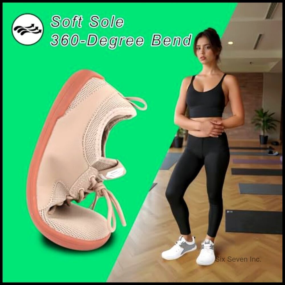 Minimalist Barefoot Sneakers Zero Drop Sole Wide Toe Box Fashion Shoes - Picture 5 of 7